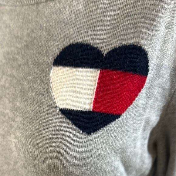 Tommy Hilfiger Gray Cowl Neck Turtleneck Sweater Large - Picture 12 of 16